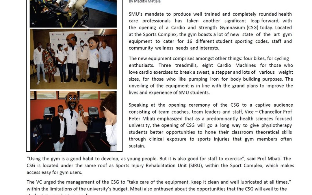 Cardio and Strength Gymnasium Opens its doors to members