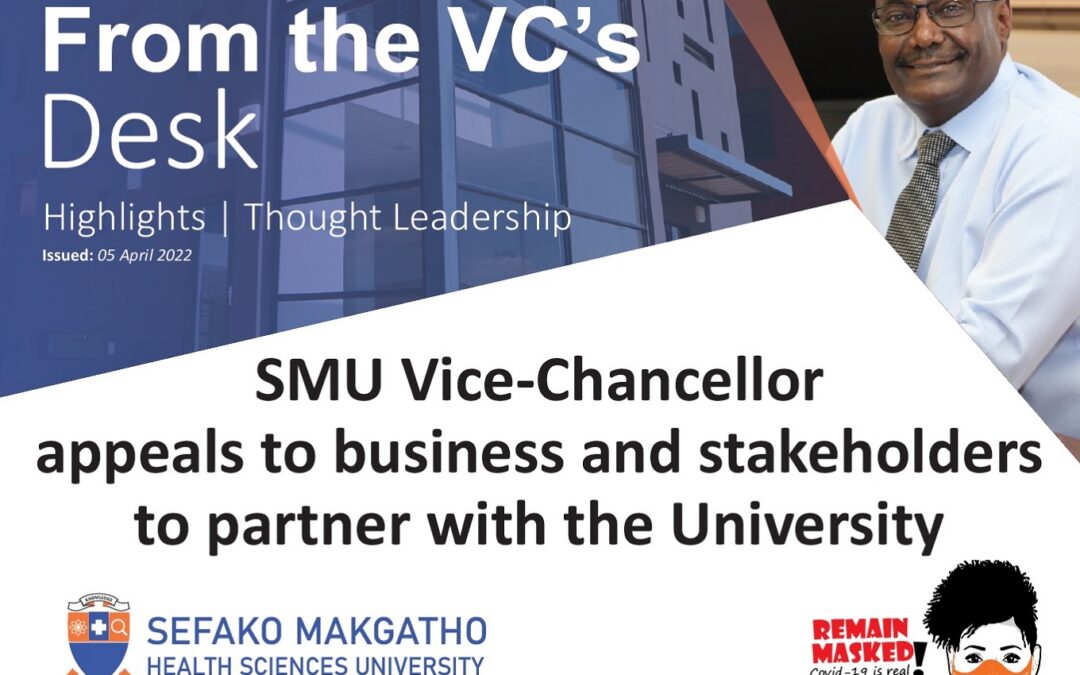 SMU Vice-Chancellor appeals to business and stakeholders to partner with the University