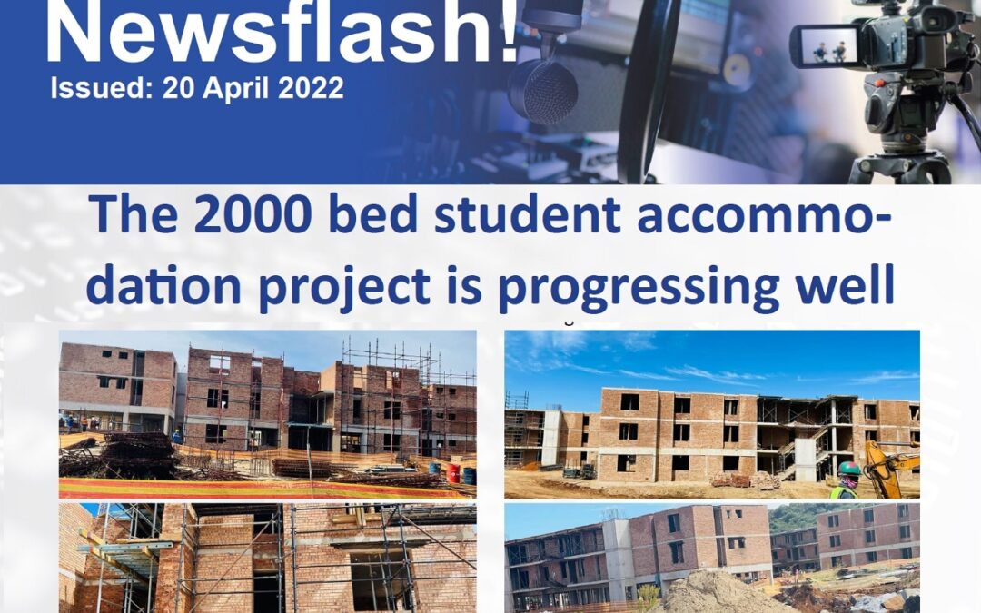 The 2000 bed student accommodation project is progressing well