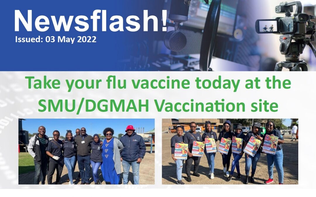 Take your flu vaccine today at the SMU/DGMAH Vaccination site