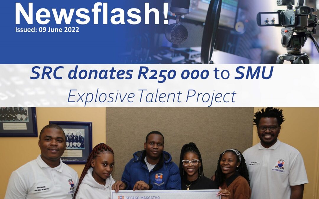 SRC donates R250 000 to SMU Explosive Talent Project
