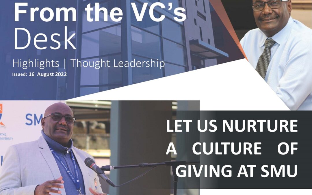 Let us nurture a Culture of Giving at SMU