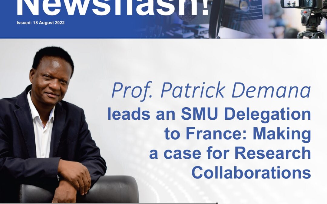 Prof Patrick Demana leads an SMU Delegation to France Making a case for Research Collaborations