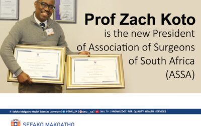 Prof Zach Koto is the new President of Association of Surgeons of South Africa (ASSA)