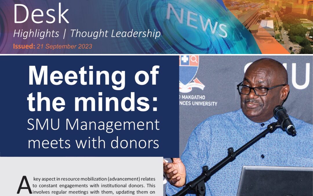 Meeting of the minds: SMU Management meets with donors