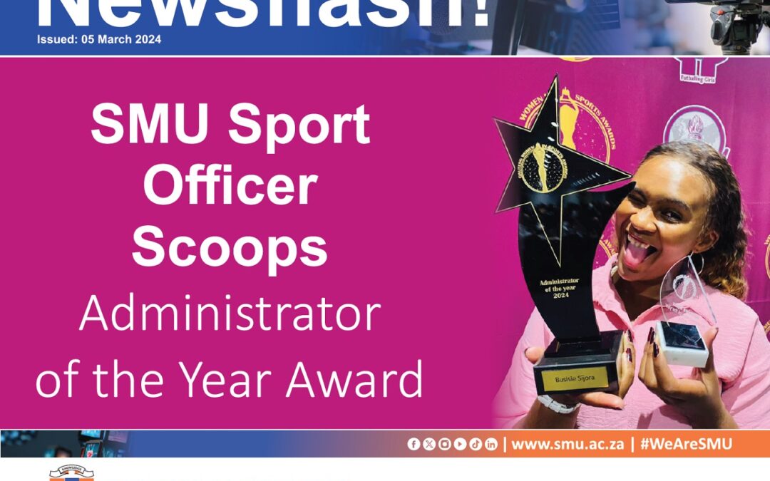 SMU Sport Officer Scoops Administrator of the Year Award