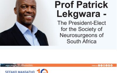 Prof Patrick Lekgwara – The President-Elect for the Society of Neurosurgeons of South Africa