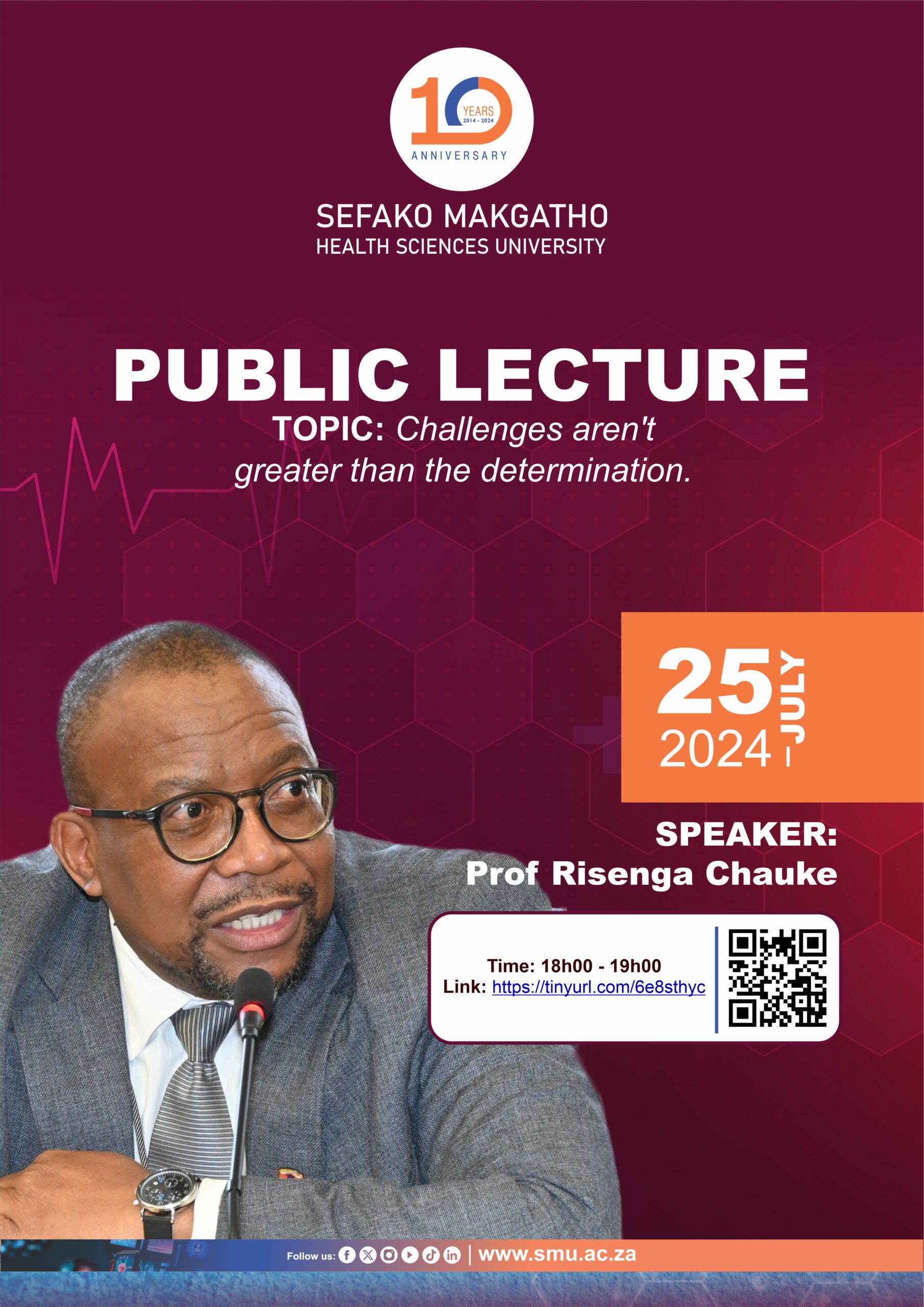 Public Lecturer by Prof Risenga Chauke SMU