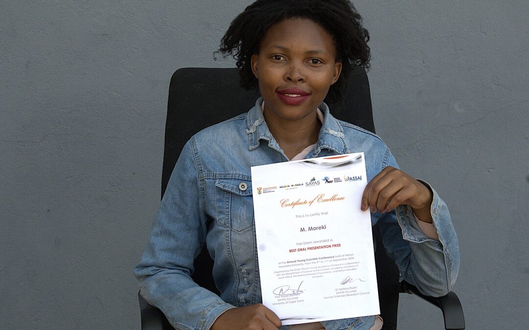 SMU’s student wins prestigious first prize for groundbreaking water remediation research