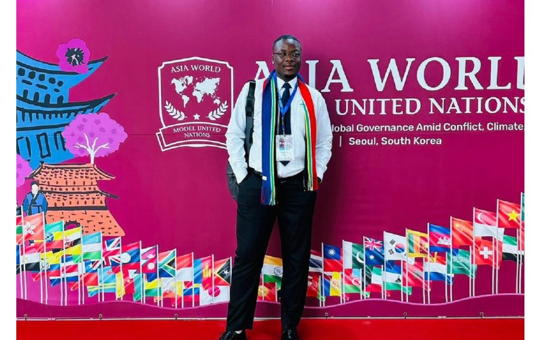 Medical student flies the SMU flag internationally